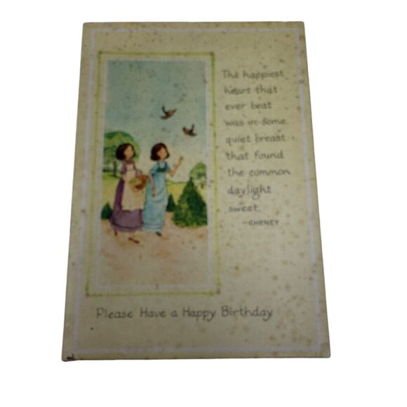 The Regent Line "Happy Days" Vintage Birthday Cards Assorted Designs Boxed Used - Picture 3 of 7